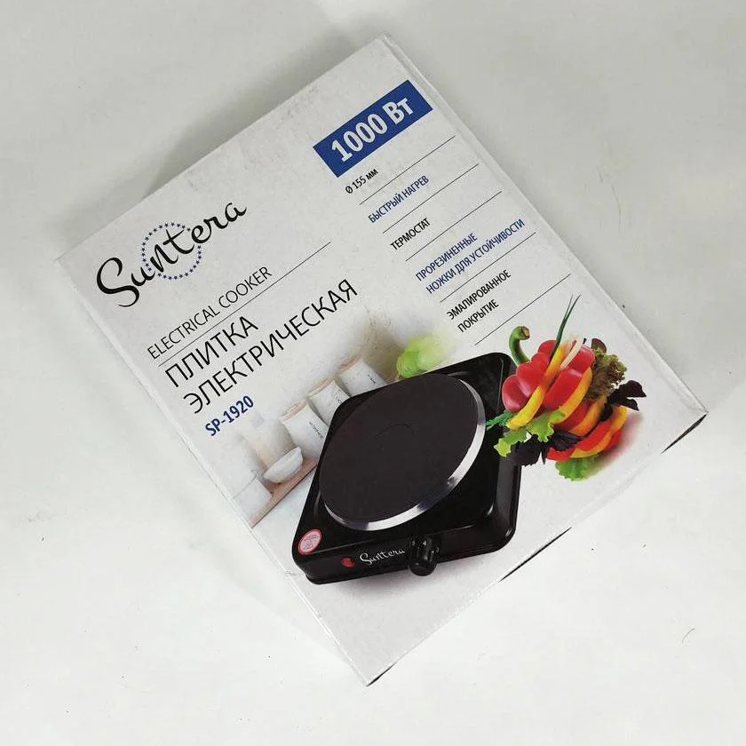 Плита електрична Suntera SP-1920 для зручного приготування їжі вдома або на дачі. - Зображення 6