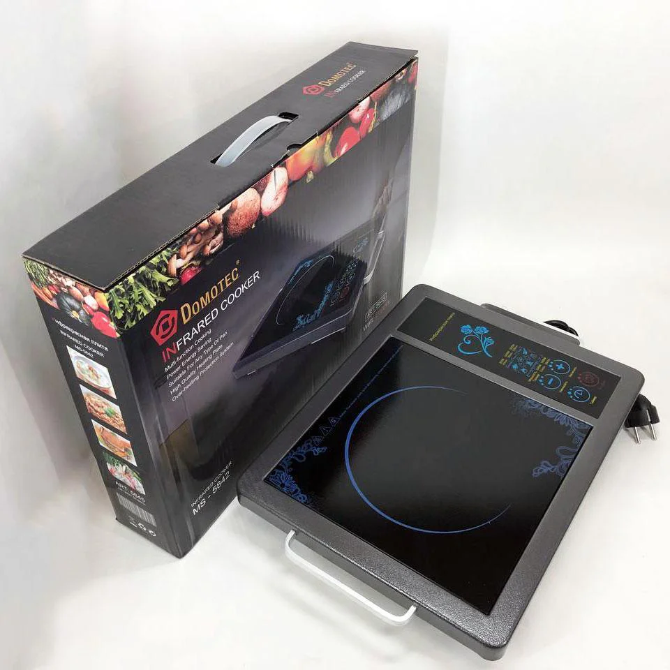 Плита інфрачервона Domotec MS-5842 з потужністю 2000 Вт для швидкого приготування страв. - Зображення 10