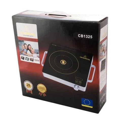 Настільна електрична інфрачервона плита Crownberg CB-1325 для приготування страв вдома і на дачі - Зображення 15