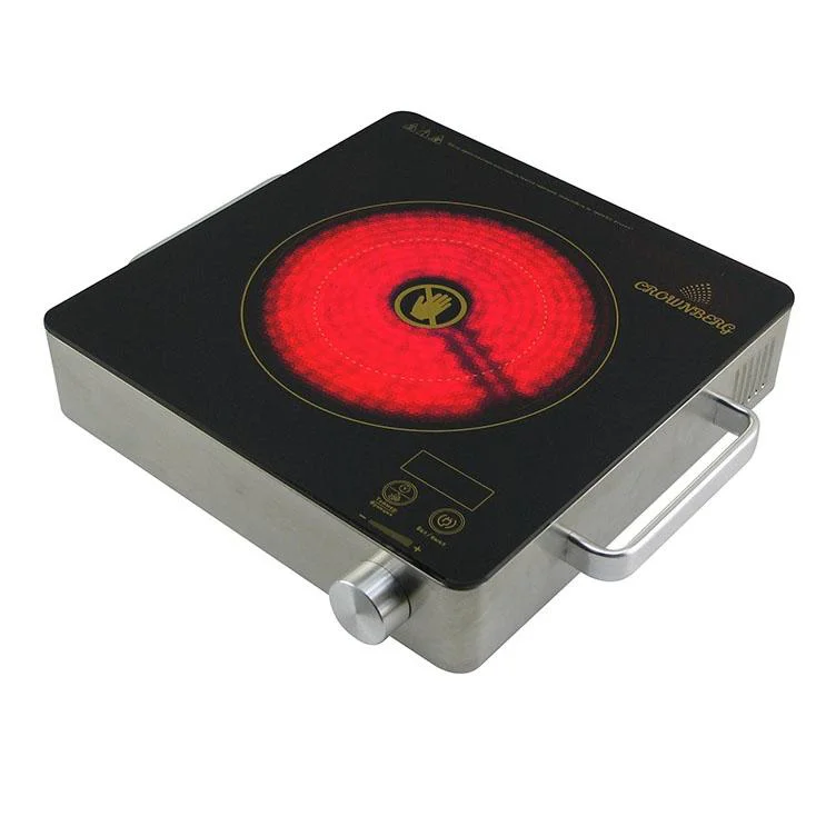 Настільна електрична інфрачервона плита Crownberg CB-1325 для приготування страв вдома і на дачі - Зображення 12
