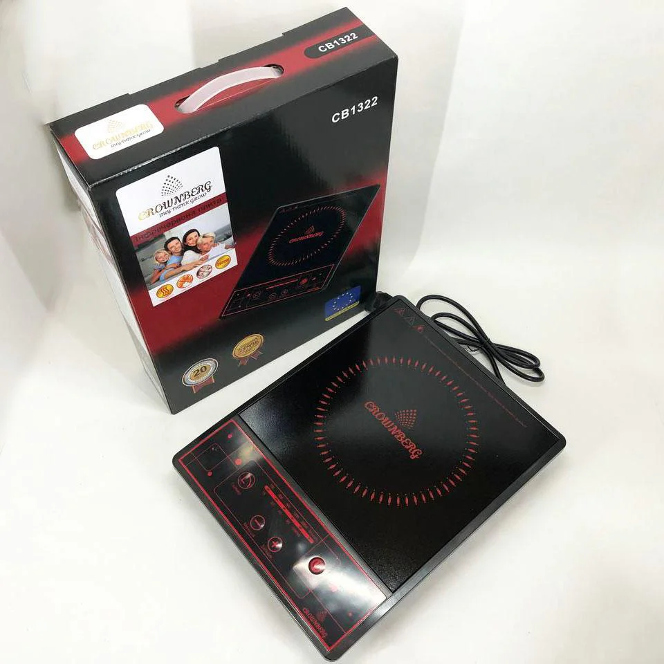 Плита настільна інфрачервона Crownberg CB-1322 для швидкого приготування їжі з потужністю 2000Вт. - Зображення 4