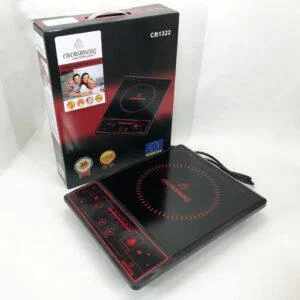 Плита настільна інфрачервона Crownberg CB-1322 для швидкого приготування їжі з потужністю 2000Вт.