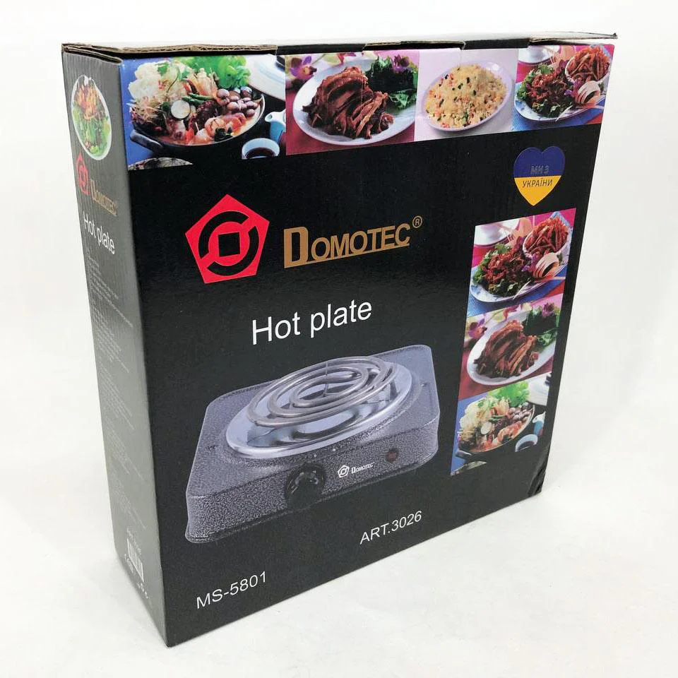Електроплита спіральна Domotec MS-5801 — компактне рішення для приготування їжі в будь-якому місці - Зображення 24