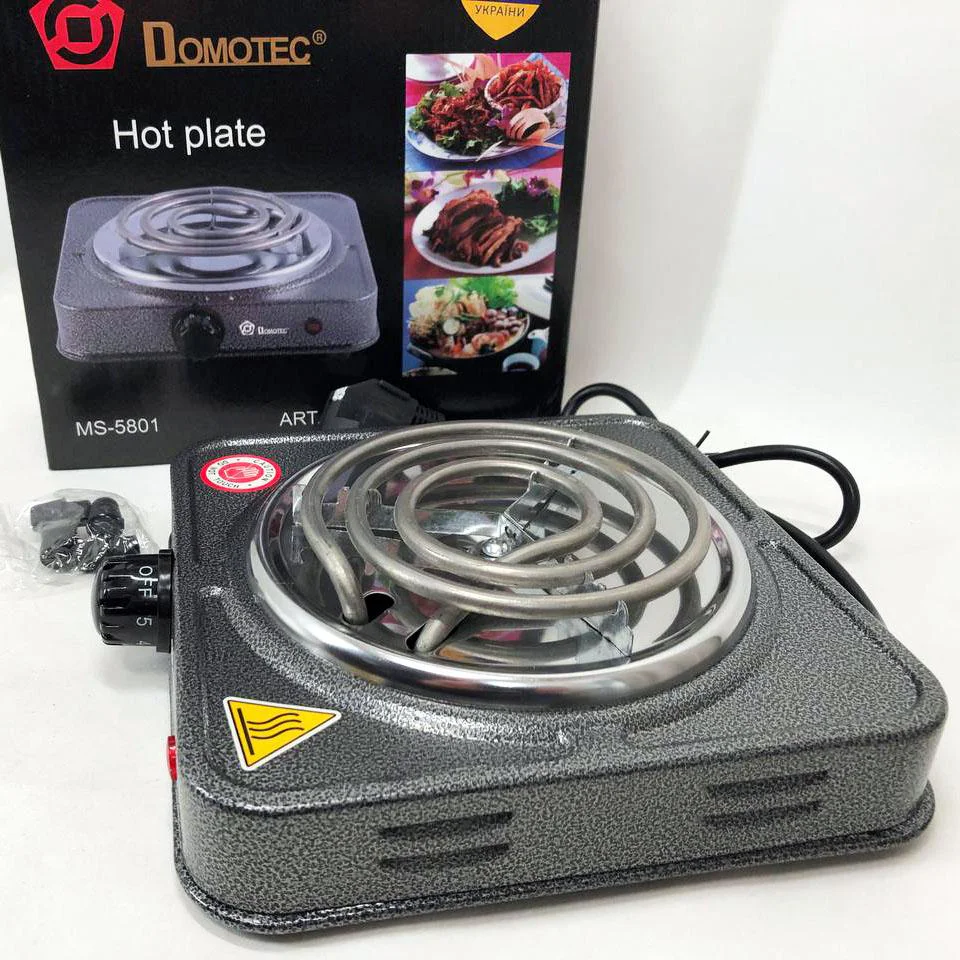 Електроплита спіральна Domotec MS-5801 — компактне рішення для приготування їжі в будь-якому місці - Зображення 11