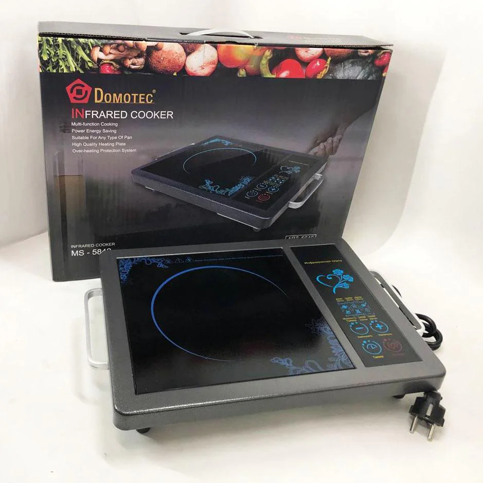 Плита інфрачервона Domotec MS-5842 з потужністю 2000 Вт для швидкого приготування страв. - Зображення 11