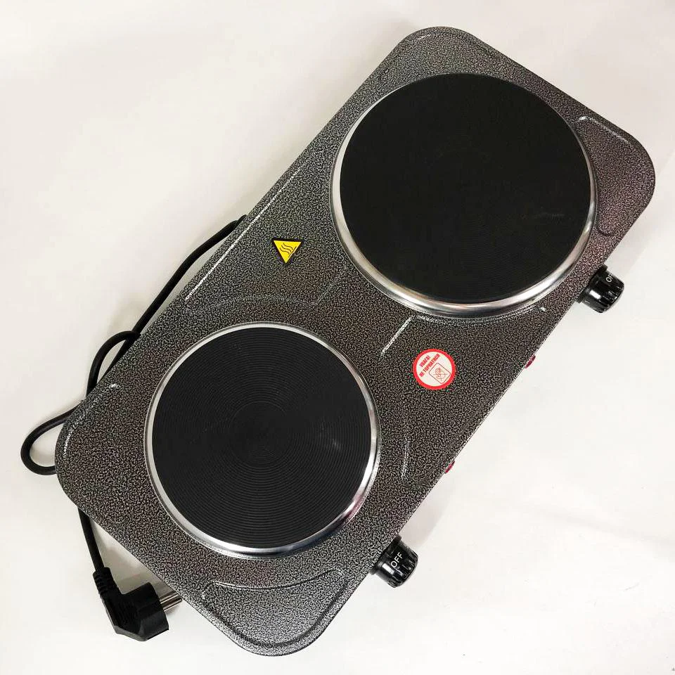 Настільна плита електрична Sea Breeze SB-065 2500 Вт, подвійна конфоркова для зручного приготування їжі. - Зображення 11