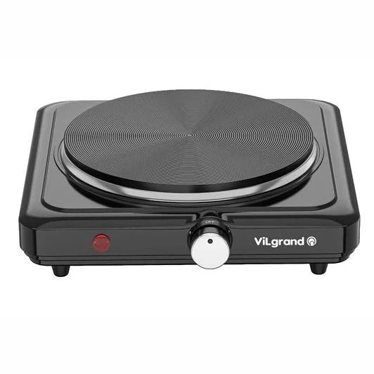Настільна електрична плита ViLgrand VHP181F Black – компактне рішення для приготування їжі. - Зображення 2