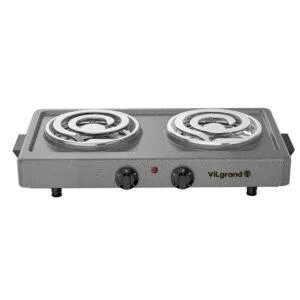 Електроплита Vilgrand VHP162D Gray — компактна настільна плита для дому або дачі.