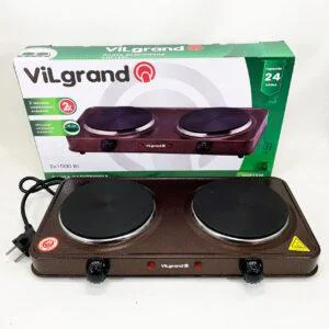 Настільна плита електрична ViLgrand VHP152F з двома конфорками для зручного приготування.