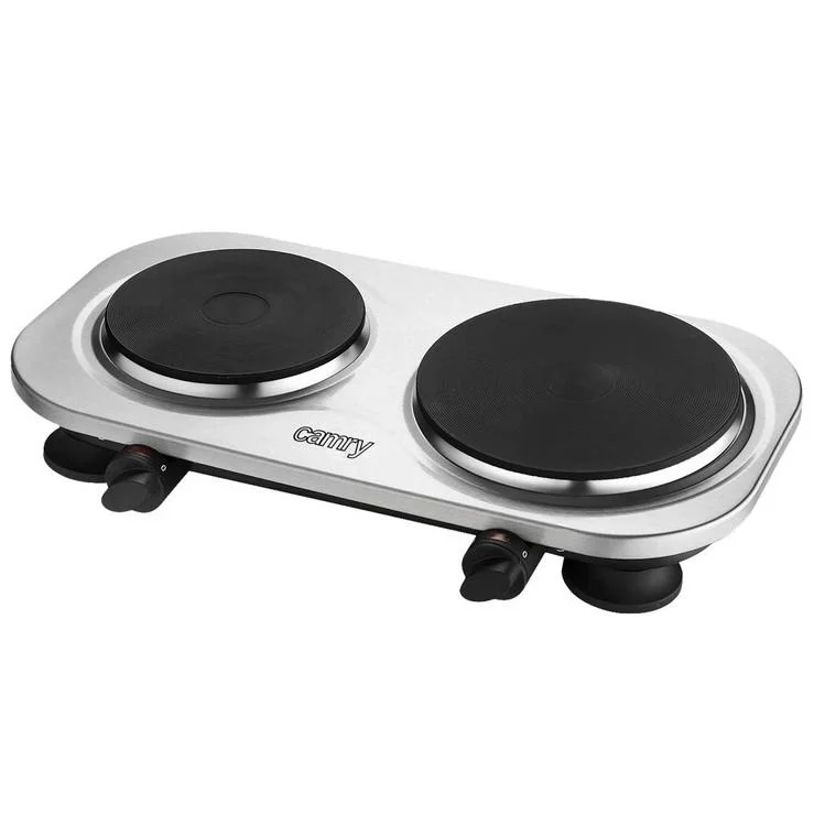 Електрична плита Camry CR 6511 на 2 конфорки з потужністю 2500Вт для зручного приготування їжі. - Зображення 7