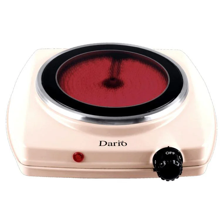 Настільна плита електрична DARIO DHP121B — потужний помічник для приготування їжі. - Зображення 3