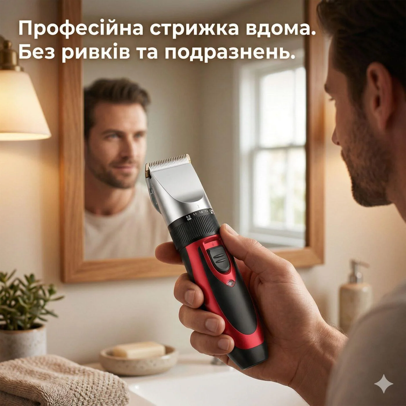 Машинка для стрижки волосся Gemei GM-550 з двома акумуляторами - Зображення 3