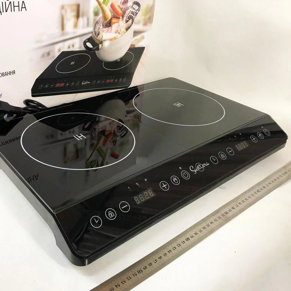 Електроплита індукційна Suntera ICD-1020 з LED дисплеєм для комфортного приготування їжі. - Зображення 7