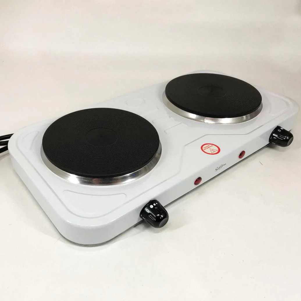 Плита електрична Suntera DP-1925 2000 Вт, компактна двоконфоркова для домашнього використання. - Зображення 6