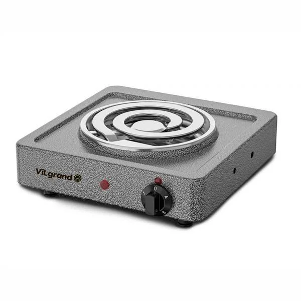 Плита настільна електрична ViLgrand VHP161D з термостатом для безпеки та оптимального приготування. - Зображення 3