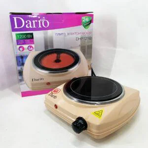 Настільна плита електрична DARIO DHP121B — потужний помічник для приготування їжі.