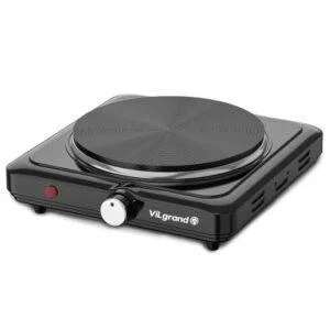 Настільна електрична плита ViLgrand VHP181F Black – компактне рішення для приготування їжі.