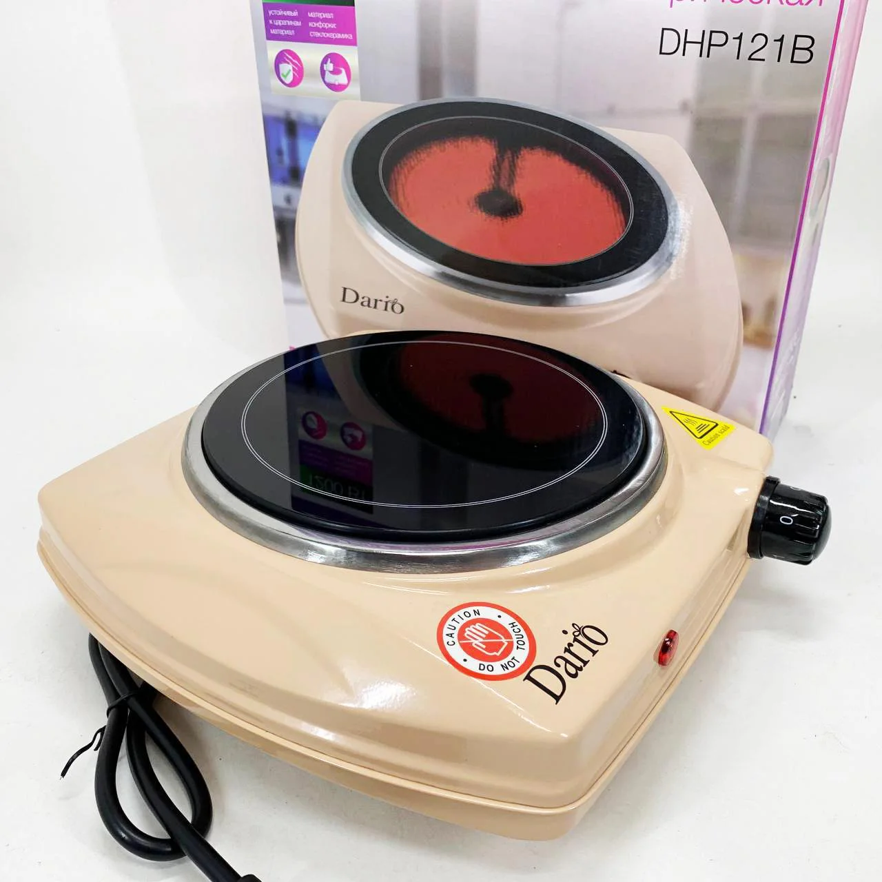 Настільна плита електрична DARIO DHP121B — потужний помічник для приготування їжі. - Зображення 13