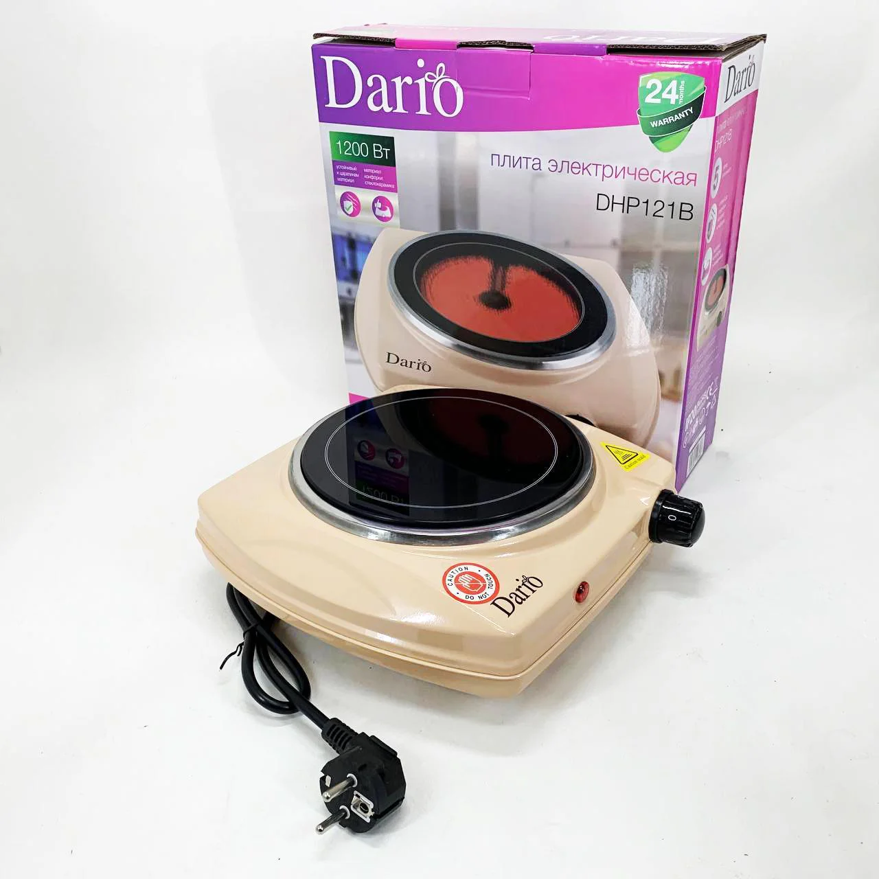 Настільна плита електрична DARIO DHP121B — потужний помічник для приготування їжі. - Зображення 12