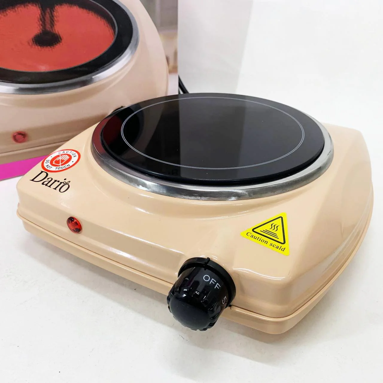 Настільна плита електрична DARIO DHP121B — потужний помічник для приготування їжі. - Зображення 8