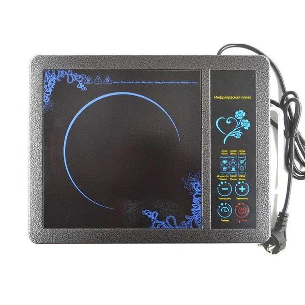 Плита інфрачервона Domotec MS-5842 з потужністю 2000 Вт для швидкого приготування страв. - Зображення 4