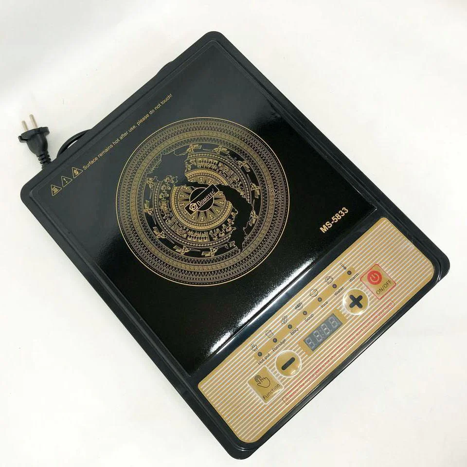 Настільна плита Domotec MS-5833 Однокомфортна Індукційна з потужністю 2000 Вт для швидкого приготування їжі. - Зображення 5