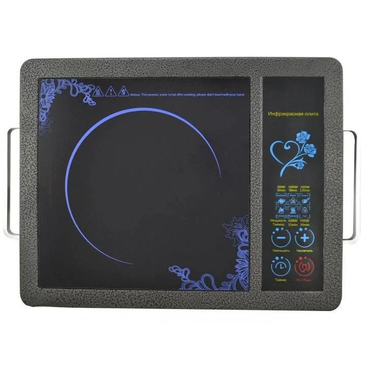 Плита інфрачервона Domotec MS-5842 з потужністю 2000 Вт для швидкого приготування страв. - Зображення 12