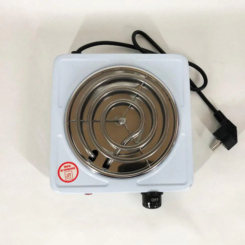 Настільна плита електрична Sea Breeze SB-062 1000 Вт, компактний і зручний пристрій для приготування їжі та розпалювання вугілля. - Зображення 11