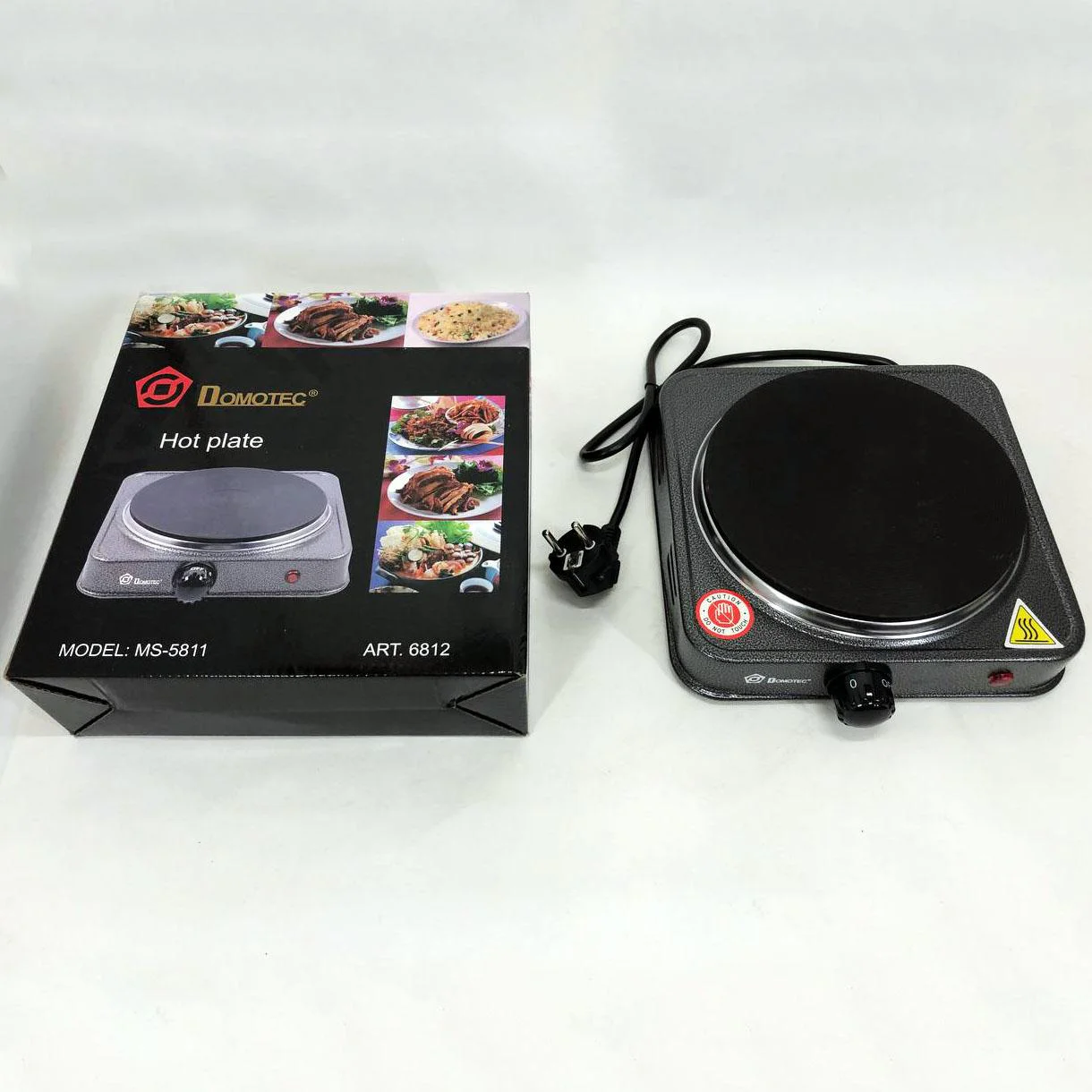 Електроплита DOMOTEC MS-5811 1500 Вт — компактна настільна електроплита для зручного приготування їжі - Зображення 6