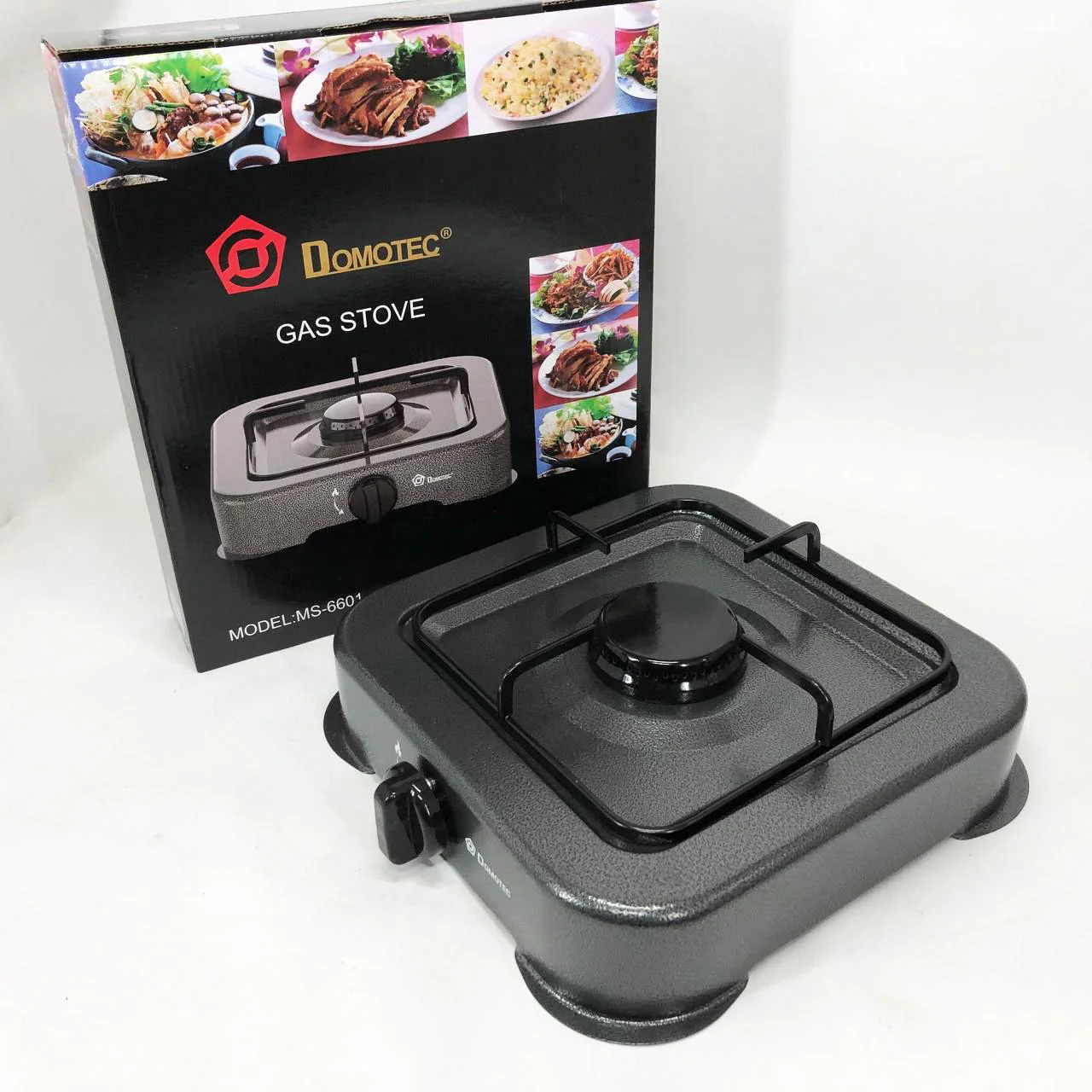 Газова плита DOMOTEC MS-6601 на 1 конфорку. Ідеальне рішення для виїздів та дачі. - Зображення 4