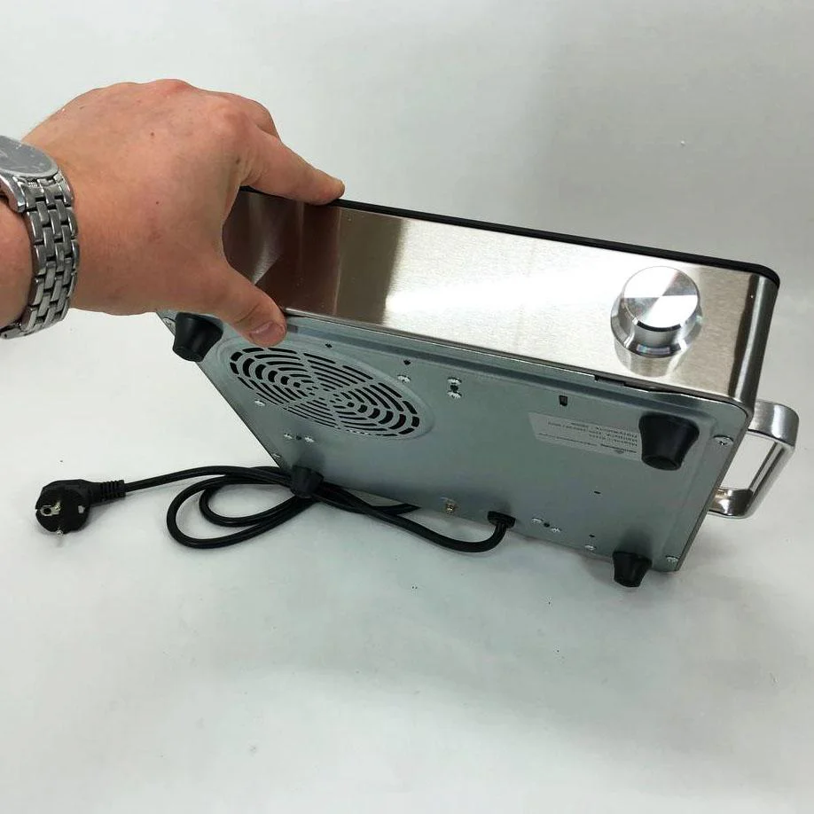 Настільна електрична інфрачервона плита Crownberg CB-1325 для приготування страв вдома і на дачі - Зображення 18