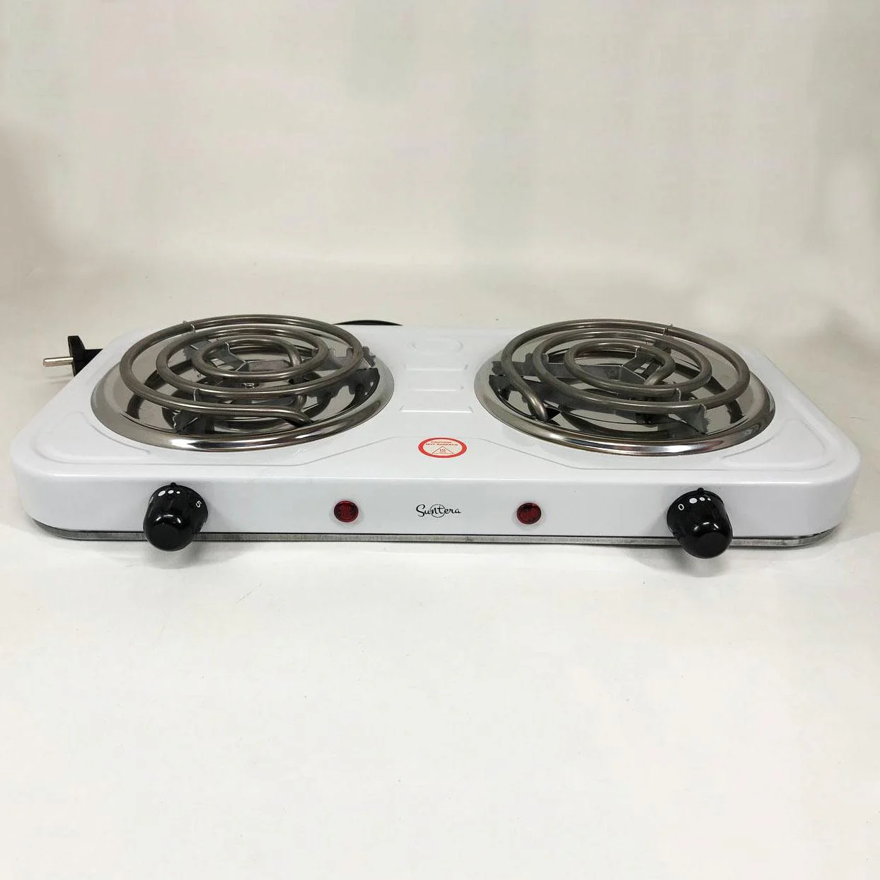 Плита електрична Suntera DP-1915 2000 Вт, потужна настільна плита для компактних кухонь. - Зображення 3