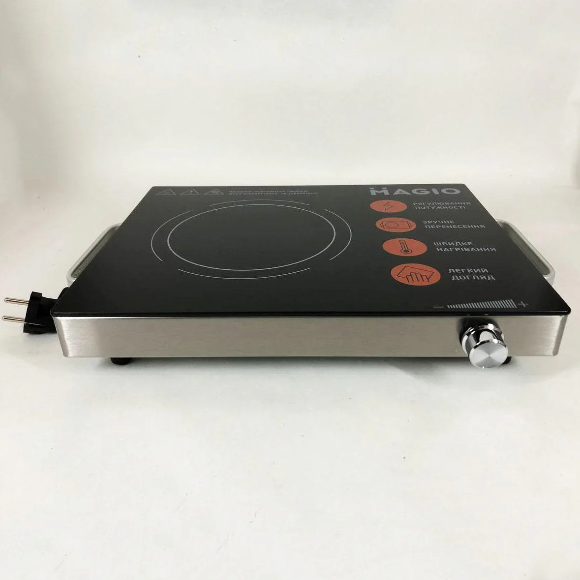Настільна плита Magio MG-442 1500 Вт з інфрачервоним нагріванням для швидкого приготування їжі. - Зображення 12