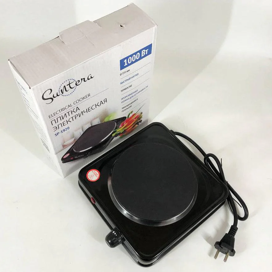 Плита електрична Suntera SP-1920 для зручного приготування їжі вдома або на дачі. - Зображення 3
