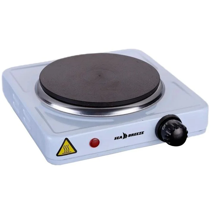 Настільна плита електрична Sea Breeze SB-060 з механічним управлінням та потужністю 1 кВт. - Зображення 11