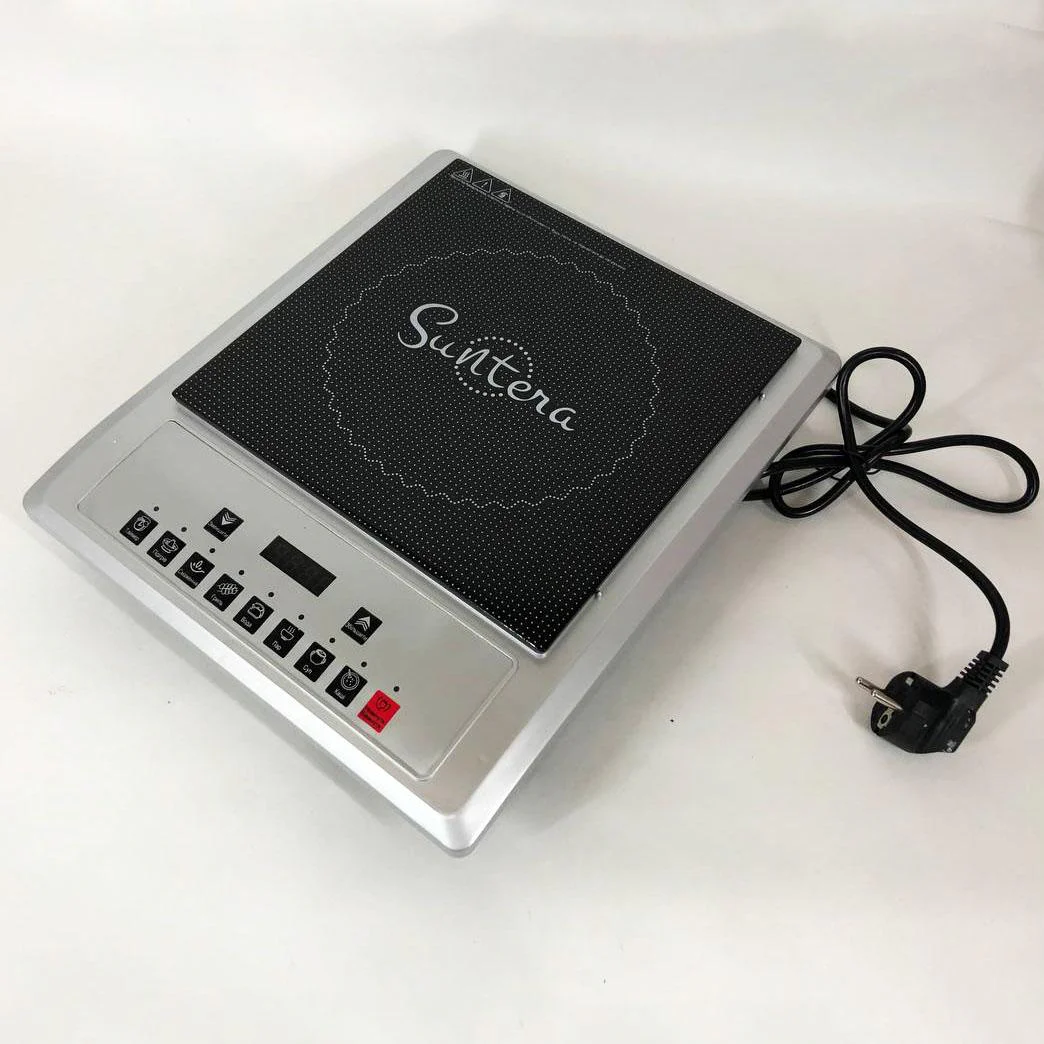 Плитка індукційна Suntera ICD-1012 з LED дисплеєм для зручного приготування страв. - Зображення 5