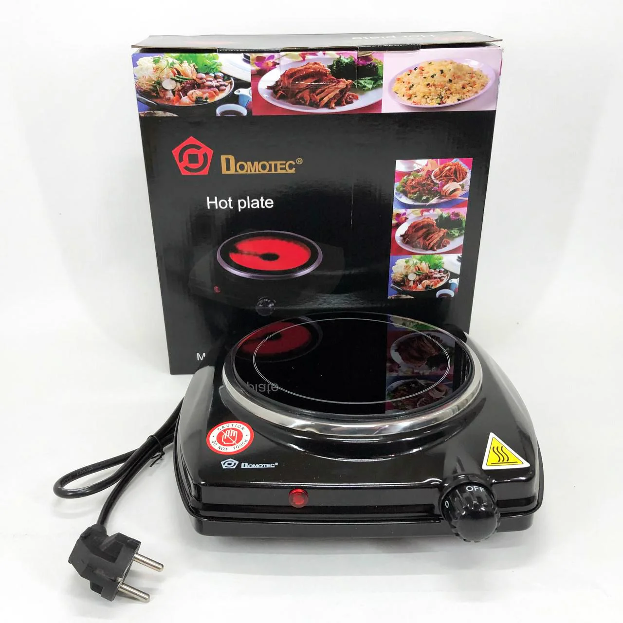 Електроплита настільна Domotec MS-5851 для компактного приготування їжі вдома чи на дачі - Зображення 3