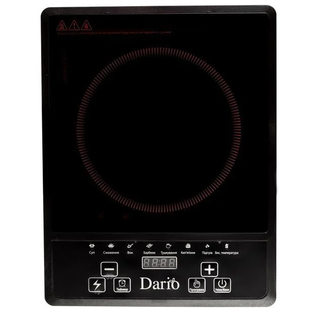 Плита настільна електрична DARIO DHP2172F з потужною інфрачервоною конфоркою 2000 Вт - Зображення 10