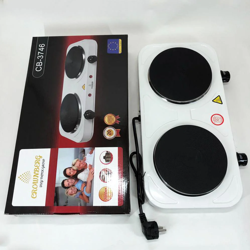 Плита електрична настільна Crownberg CB-3746 для комфортного приготування їжі вдома або на дачі. - Зображення 5