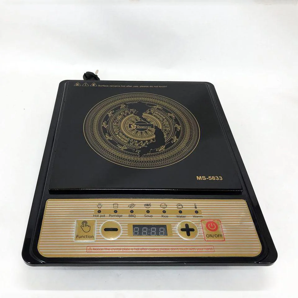 Настільна плита Domotec MS-5833 Однокомфортна Індукційна з потужністю 2000 Вт для швидкого приготування їжі. - Зображення 6