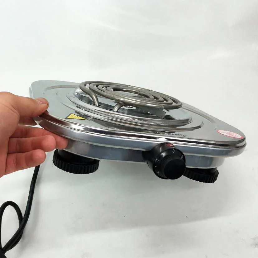 Електроплита Rainberg RB-010 спіральна — компактна плита для кухні з потужністю 2000 Вт. - Зображення 3