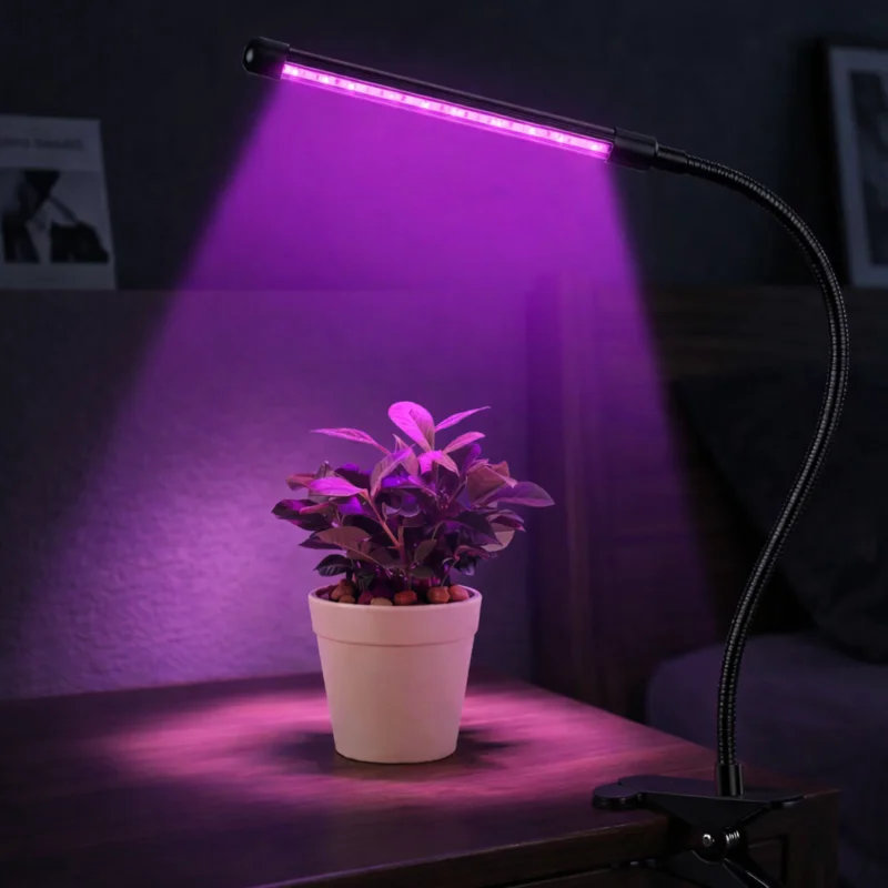 22611523720015_eb45305f0c Світлодіодна фітолампа Grow Light для вирощування рослин Повний спектр 1 голова 1200 лм Таймер 3/9/12 годин