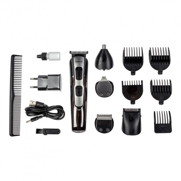 Машинка для стрижки GEMEI GM-592 10в1 — ідеальне рішення для догляду за зовнішністю.