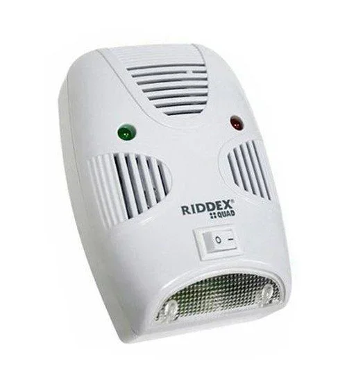 Ультразвуковий відлякувач мишей комах Pest Repelling Aid Riddex електромагнітний відлякувач гризунів безпечно та ефективно захистить ваш дім від шкідників до 100 м².