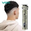 Акумуляторна машинка для стрижки волосся VGR V-962 — тример для бороди та вусів з насадками 1-7 мм для професійного використання.