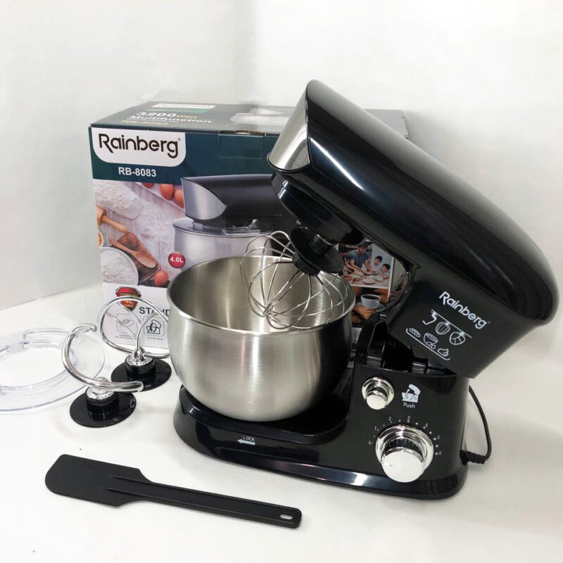 Электричний планетарний міксер Rainberg RB-8083 з потужністю 3200 Вт