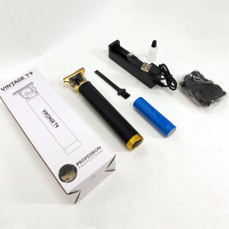 Акумуляторна машинка T9 — бездротовий триммер для стрижки волосся та бороди з USB-зарядкою.