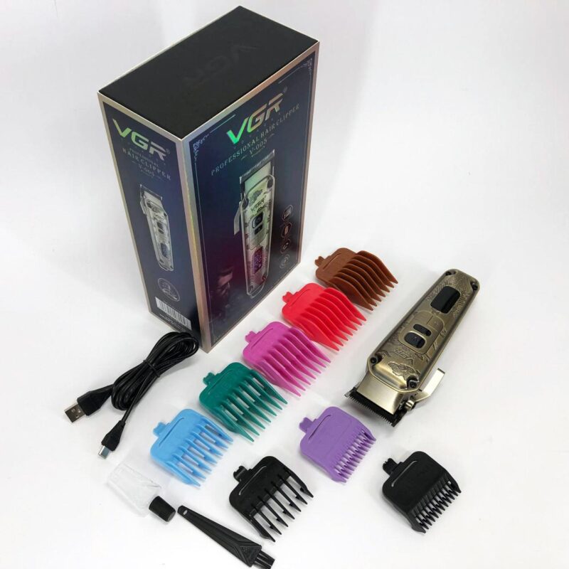 Машинка для стрижки волосся VGR V-005 — стильний та потужний тример для бороди.