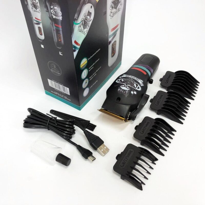 Машинка для стрижки волосся та бороди VGR V-699 з LED дисплеєм для професійного використання