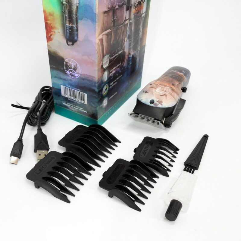 Акумуляторна машинка для стрижки VGR V-690 з USB зарядкою для професіоналів.